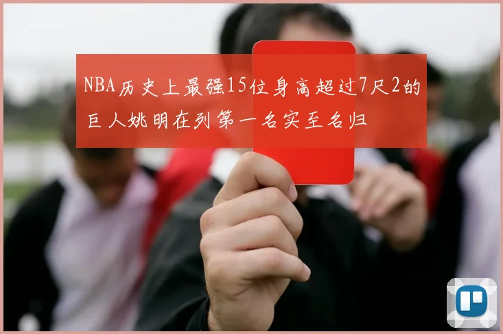 NBA历史上最强15位身高超过7尺2的巨人姚明在列第一名实至名归